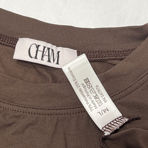 CHAM Long Sleeve Mini Dress in Brown - Picture 4 of 4